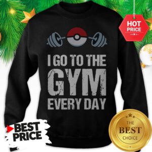 Official Pokemon I Go To The Gym Everyday Christmas Sweatshirt