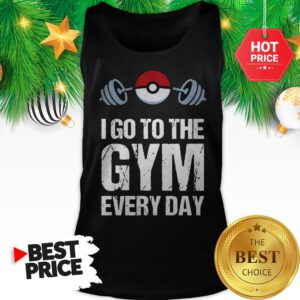 Official Pokemon I Go To The Gym Everyday Christmas Tank Top