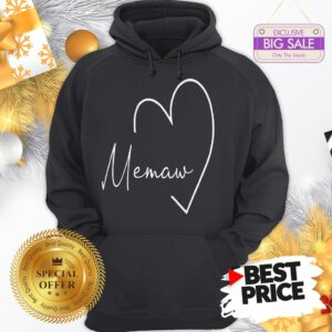 Official Pretty Womens Memaw Gift Grandma Christmas Mother’s Day Hoodie