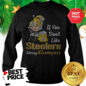Official Santa If You Don’t Like Pittsburgh Steelers Merry Kissmyass Sweatshirt