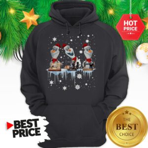 Official Santa Olaf Sewing Christmas Hoodie