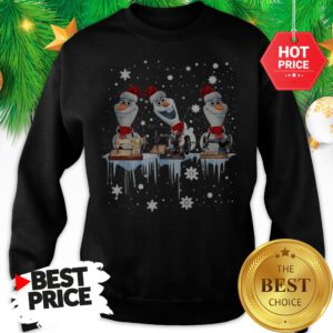 Official Santa Olaf Sewing Christmas Sweatshirt