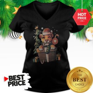 Official Simba The Lion King Chibi Gift Christmas V-Neck