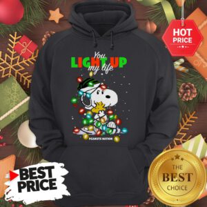 Official Snoopy You Light Up My Life Peanuts Nation Christmas Hoodie