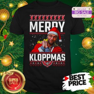 Official Something Merry Kloppmas Jurgen Klopp LFC Ugly Christmas Shirt