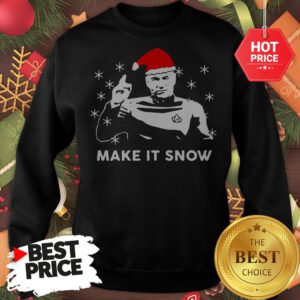 Official Star Trek Santa Make It Snow Christmas Sweatshirt
