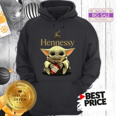 Official Star Wars Baby Yoda Hug Hennessy Hoodie