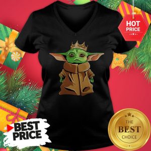 Official The Mandalorian Baby Yoda King V-Neck