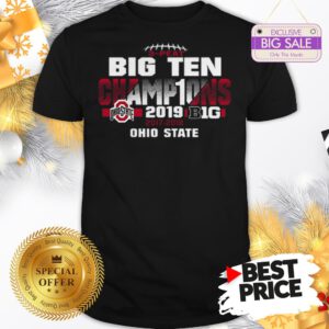 Official Top 2019 Big Ten Football Champions Ohio State Buckeyes Shirt