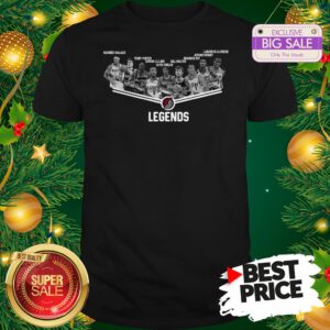 Official Top Portland Trail Blazers Legends Player All Signature ShirtOfficial Top Portland Trail Blazers Legends Player All Signature Shirt