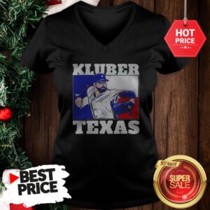 Official Very Corey Kluber Texas Rangers V-Neck
