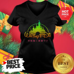 Official Waiting To Die Vaporwave V-Neck