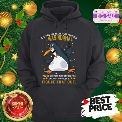 Penguin It’s Not My Fault You Thought I Was Normal Figure That Out Hoodie