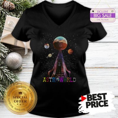 Pretty Travis Scott Astroworld Wish You Were Here Tour V-Neck