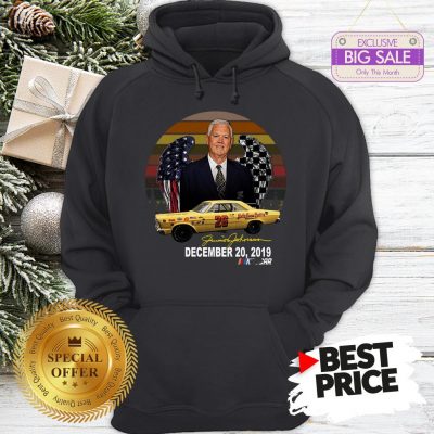 Rip Junior Johnson Vintage Signature December 20 2019 Nascar Hoodie