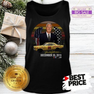 Rip Junior Johnson Vintage Signature December 20 2019 Nascar Tank Top
