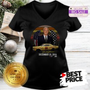 Rip Junior Johnson Vintage Signature December 20 2019 Nascar V-Neck