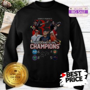 Simply Perfect Roger Federer 20 Grand Slam Champions Signature Sweatshirt