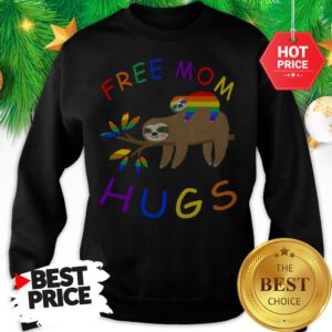 Sloth Free Mom Hugs LGBT Wonderful Sweatshirt