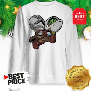 The Mandalorian Baby Yoda Kids Funny Bounty Bros Sweatshirt
