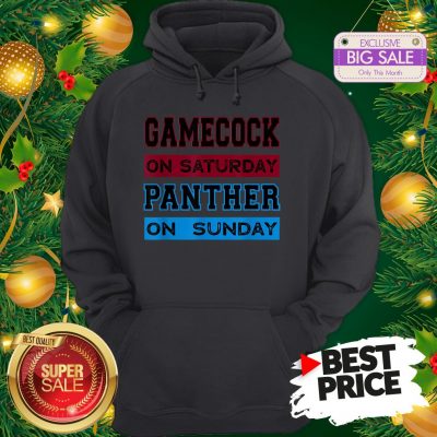 Top Gamecock On Saturday Panther On Sunday Hoodie