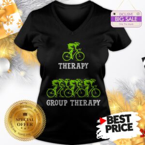 Very Nice Bicycle Group Therapy V-Neck