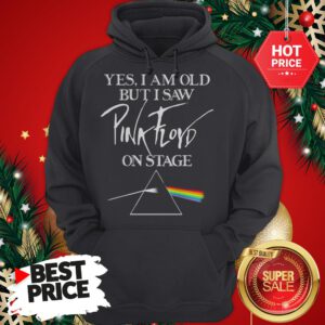 Very Nice Yes I Am Old But I Saw Pink Floyd Logo On Stage Hoodie