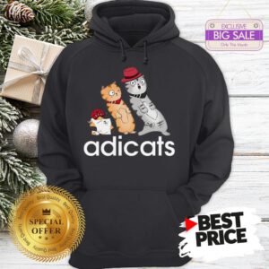 Vintage Adicats Cartoon Cat Adidas Hoodie