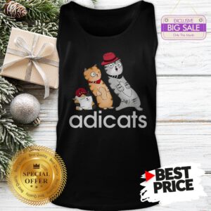 Vintage Adicats Cartoon Cat Adidas Tank Top