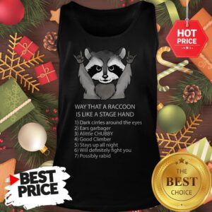 Ways That A Raccoon Is Like A Stagehand Tank Top