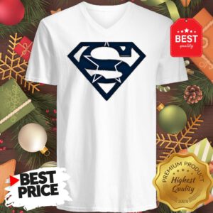 We Are Undefeatable The Dallas Cowboys Superman Logo A Good V-neck