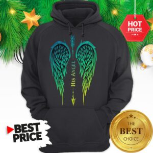 Wings His Angel Arrow Cross Funny Hoodie