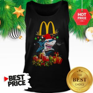Wonderful Mcdonald’s Shark Christmas Gifts Tank Top