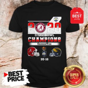 Alabama 2020 Citrus Bowl Champions Crimson Tide 35 16 Shirt
