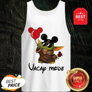 Beautiful Baby Yoda Vacay Mode Tank Top