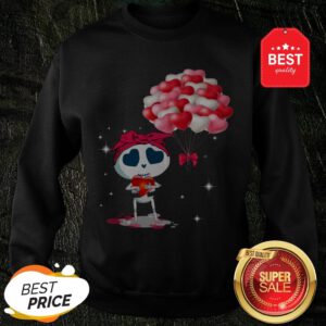 Beautiful Hearts Skull Valentine Sweatshirt