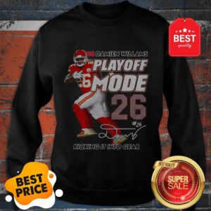 Hot Red Damien Williams Playoff Mode Chiefs Sweatshirt