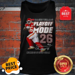 Hot Red Damien Williams Playoff Mode Chiefs Tank Top