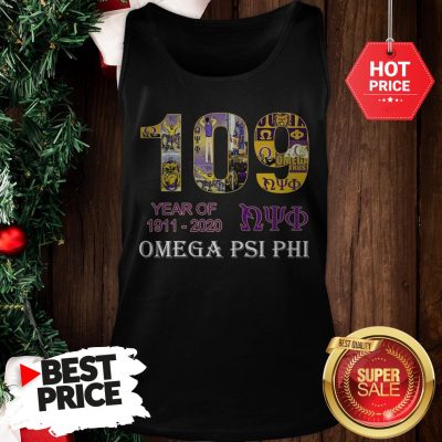 Official 109 Years Of Nyo 1911 2020 Omega PSI PHI Tank Top