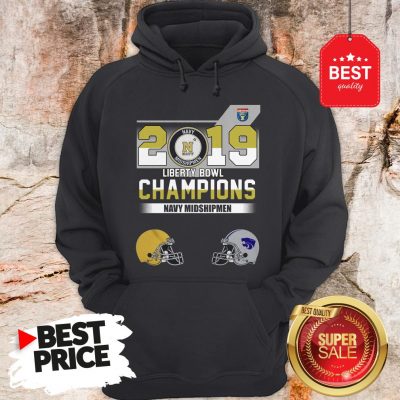 Official 2019 Liberty Bowl Champions Navy Midshipmen Hoodie