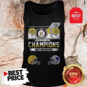 Official 2019 Liberty Bowl Champions Navy Midshipmen Tank Top