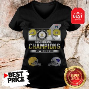 Official 2019 Liberty Bowl Champions Navy Midshipmen V-Neck