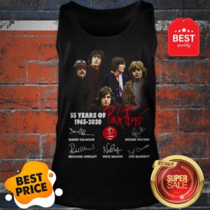 Official 55 Years Of Pink Floyd 1965-2020 Signature Tank Top