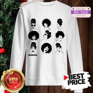 Official Afro And Headwrap Ladies Afrocentric Love Yaayaa Sweatshirt