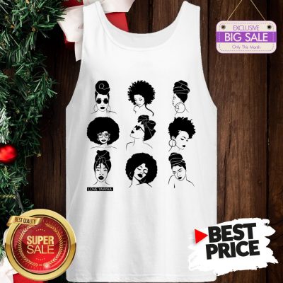 Official Afro And Headwrap Ladies Afrocentric Love Yaayaa Tank Top
