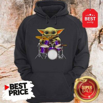 Official Baby Yoda Hug Drum Hoodie