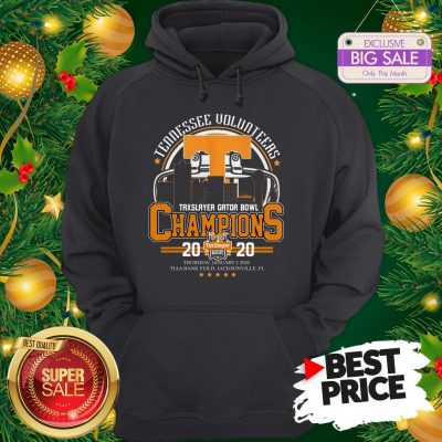 Tennessee Volunteers TaxSlayer Gator Bowl Champions 20 20 Hoodie