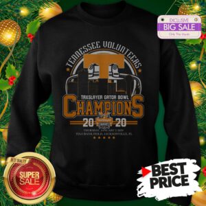 Tennessee Volunteers TaxSlayer Gator Bowl Champions 20 20 Sweatshirt
