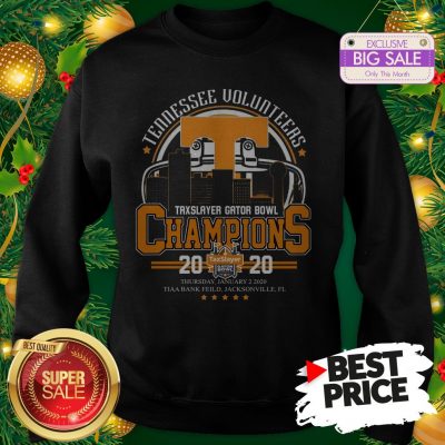 Tennessee Volunteers TaxSlayer Gator Bowl Champions 20 20 Sweatshirt
