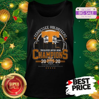 Tennessee Volunteers TaxSlayer Gator Bowl Champions 20 20 V-neck